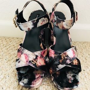 Parker & Sky floral heels